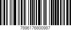 Código de barras (EAN, GTIN, SKU, ISBN): '7896176800987'