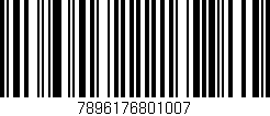 Código de barras (EAN, GTIN, SKU, ISBN): '7896176801007'