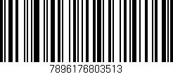 Código de barras (EAN, GTIN, SKU, ISBN): '7896176803513'