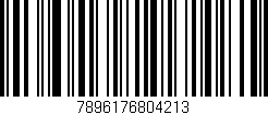 Código de barras (EAN, GTIN, SKU, ISBN): '7896176804213'