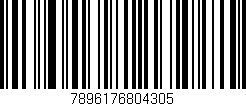 Código de barras (EAN, GTIN, SKU, ISBN): '7896176804305'
