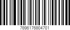 Código de barras (EAN, GTIN, SKU, ISBN): '7896176804701'