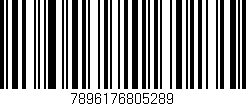 Código de barras (EAN, GTIN, SKU, ISBN): '7896176805289'
