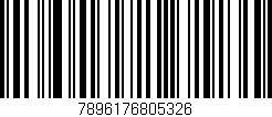 Código de barras (EAN, GTIN, SKU, ISBN): '7896176805326'