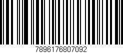 Código de barras (EAN, GTIN, SKU, ISBN): '7896176807092'
