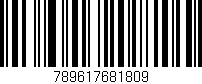 Código de barras (EAN, GTIN, SKU, ISBN): '789617681809'