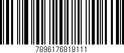 Código de barras (EAN, GTIN, SKU, ISBN): '7896176818111'