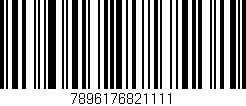 Código de barras (EAN, GTIN, SKU, ISBN): '7896176821111'