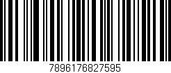 Código de barras (EAN, GTIN, SKU, ISBN): '7896176827595'