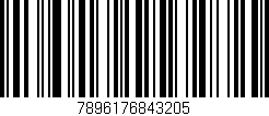 Código de barras (EAN, GTIN, SKU, ISBN): '7896176843205'