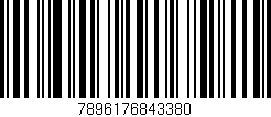 Código de barras (EAN, GTIN, SKU, ISBN): '7896176843380'