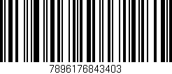 Código de barras (EAN, GTIN, SKU, ISBN): '7896176843403'