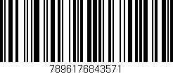 Código de barras (EAN, GTIN, SKU, ISBN): '7896176843571'