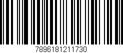 Código de barras (EAN, GTIN, SKU, ISBN): '7896181211730'