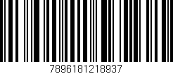 Código de barras (EAN, GTIN, SKU, ISBN): '7896181218937'