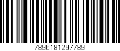 Código de barras (EAN, GTIN, SKU, ISBN): '7896181297789'