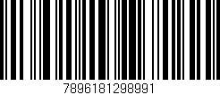 Código de barras (EAN, GTIN, SKU, ISBN): '7896181298991'