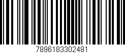 Código de barras (EAN, GTIN, SKU, ISBN): '7896183302481'