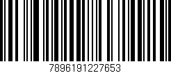 Código de barras (EAN, GTIN, SKU, ISBN): '7896191227653'