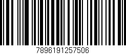 Código de barras (EAN, GTIN, SKU, ISBN): '7896191257506'