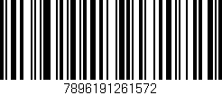 Código de barras (EAN, GTIN, SKU, ISBN): '7896191261572'