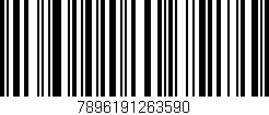 Código de barras (EAN, GTIN, SKU, ISBN): '7896191263590'