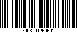 Código de barras (EAN, GTIN, SKU, ISBN): '7896191268502'