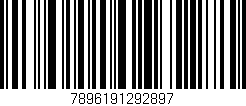 Código de barras (EAN, GTIN, SKU, ISBN): '7896191292897'