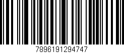 Código de barras (EAN, GTIN, SKU, ISBN): '7896191294747'