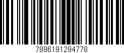 Código de barras (EAN, GTIN, SKU, ISBN): '7896191294778'