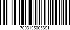 Código de barras (EAN, GTIN, SKU, ISBN): '7896195005691'