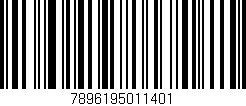 Código de barras (EAN, GTIN, SKU, ISBN): '7896195011401'