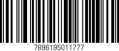 Código de barras (EAN, GTIN, SKU, ISBN): '7896195011777'