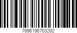 Código de barras (EAN, GTIN, SKU, ISBN): '7896196703282'