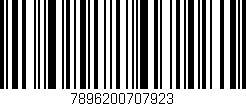 Código de barras (EAN, GTIN, SKU, ISBN): '7896200707923'