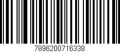 Código de barras (EAN, GTIN, SKU, ISBN): '7896200716338'