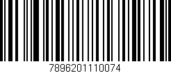 Código de barras (EAN, GTIN, SKU, ISBN): '7896201110074'