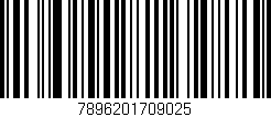 Código de barras (EAN, GTIN, SKU, ISBN): '7896201709025'