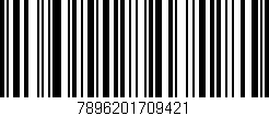 Código de barras (EAN, GTIN, SKU, ISBN): '7896201709421'
