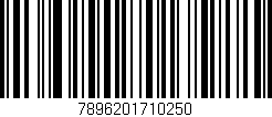 Código de barras (EAN, GTIN, SKU, ISBN): '7896201710250'