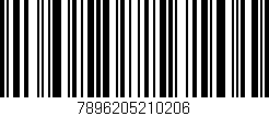 Código de barras (EAN, GTIN, SKU, ISBN): '7896205210206'