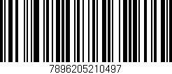 Código de barras (EAN, GTIN, SKU, ISBN): '7896205210497'