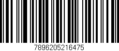 Código de barras (EAN, GTIN, SKU, ISBN): '7896205216475'