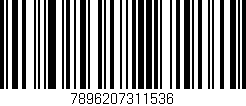 Código de barras (EAN, GTIN, SKU, ISBN): '7896207311536'