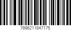 Código de barras (EAN, GTIN, SKU, ISBN): '7896211847175'