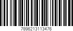 Código de barras (EAN, GTIN, SKU, ISBN): '7896213113476'
