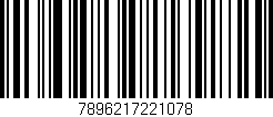 Código de barras (EAN, GTIN, SKU, ISBN): '7896217221078'