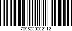 Código de barras (EAN, GTIN, SKU, ISBN): '7896230302112'