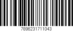 Código de barras (EAN, GTIN, SKU, ISBN): '7896231711043'