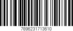 Código de barras (EAN, GTIN, SKU, ISBN): '7896231713610'